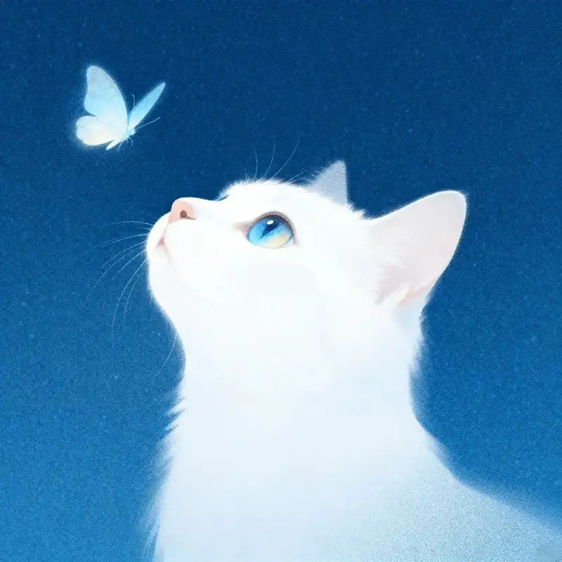 ảnh mèo anime đáng yêu cho điện thoại