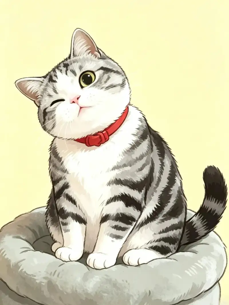 ảnh mèo anime phong cách Nhật Bản