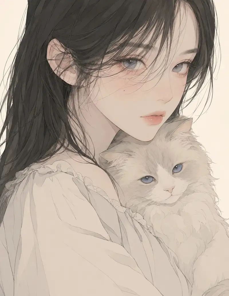 ảnh mèo anime siêu cấp dễ thương