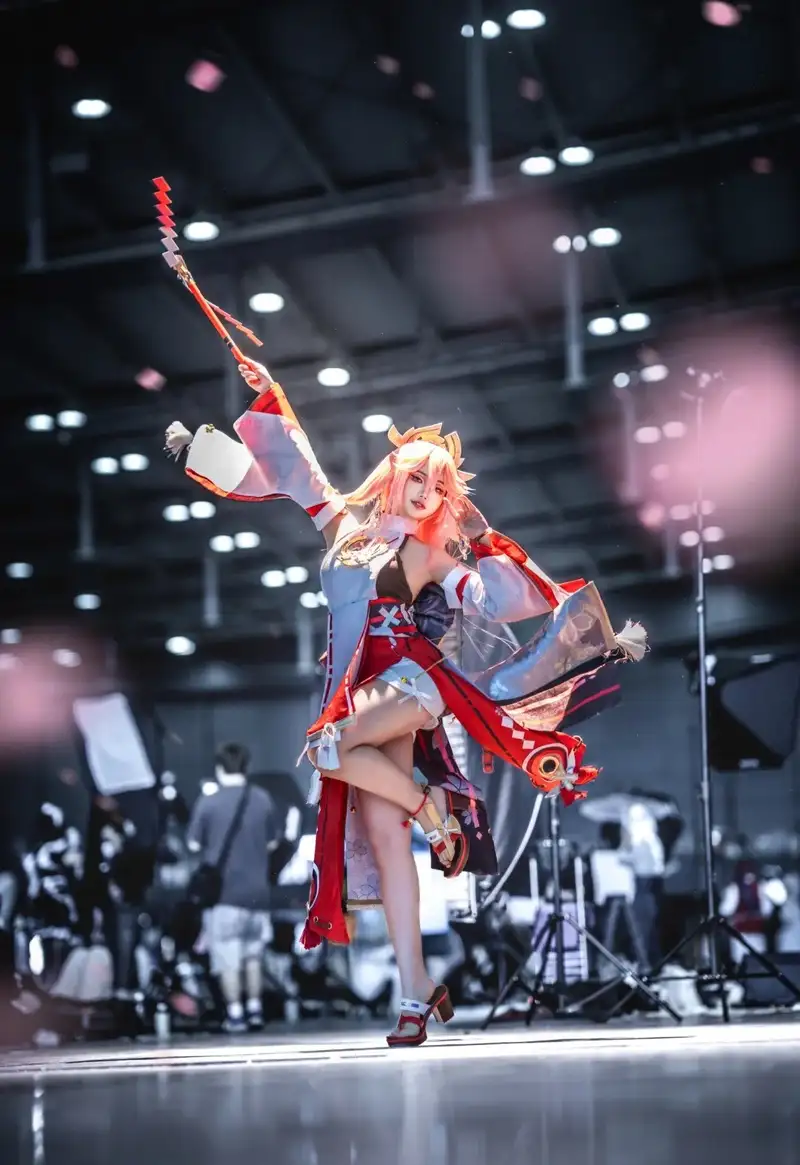 ảnh nghệ thuật cosplay yae miko độc đáo