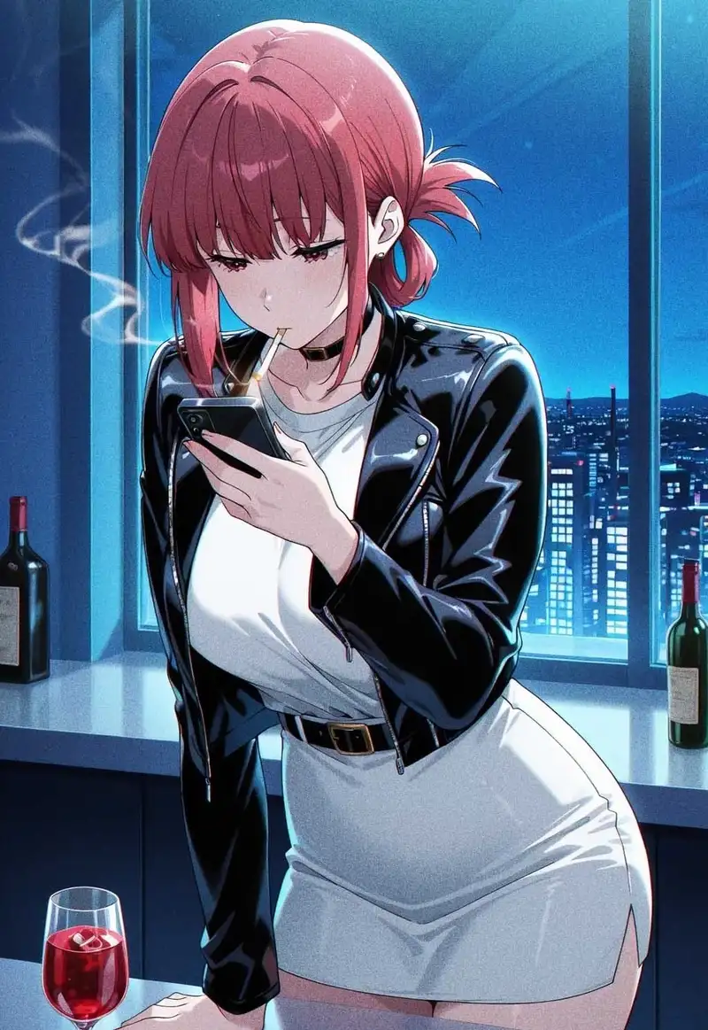 anime ảnh hút thuốc chất ngầu