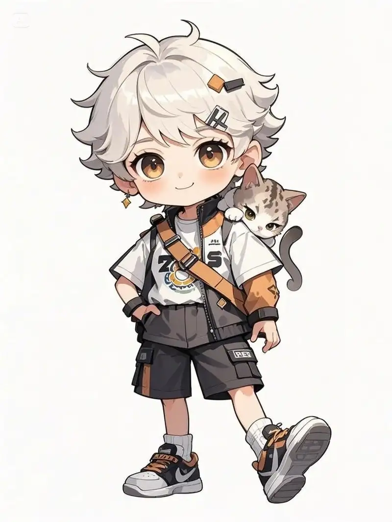 avatar ảnh anime nam chibi chất ngầu