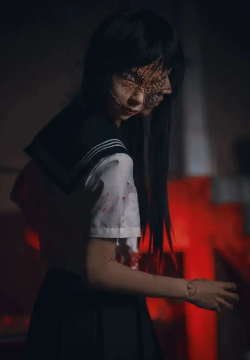 cosplay ma nữ vẻ đẹp lạnh lẽo ma quái