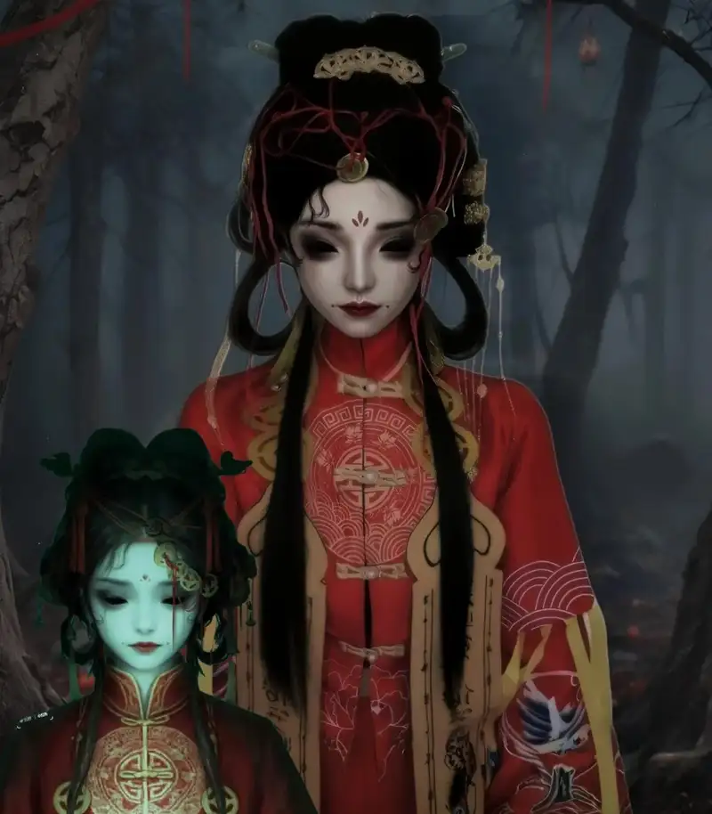 cosplay ma nữ vẻ đẹp ma mị huyền bí