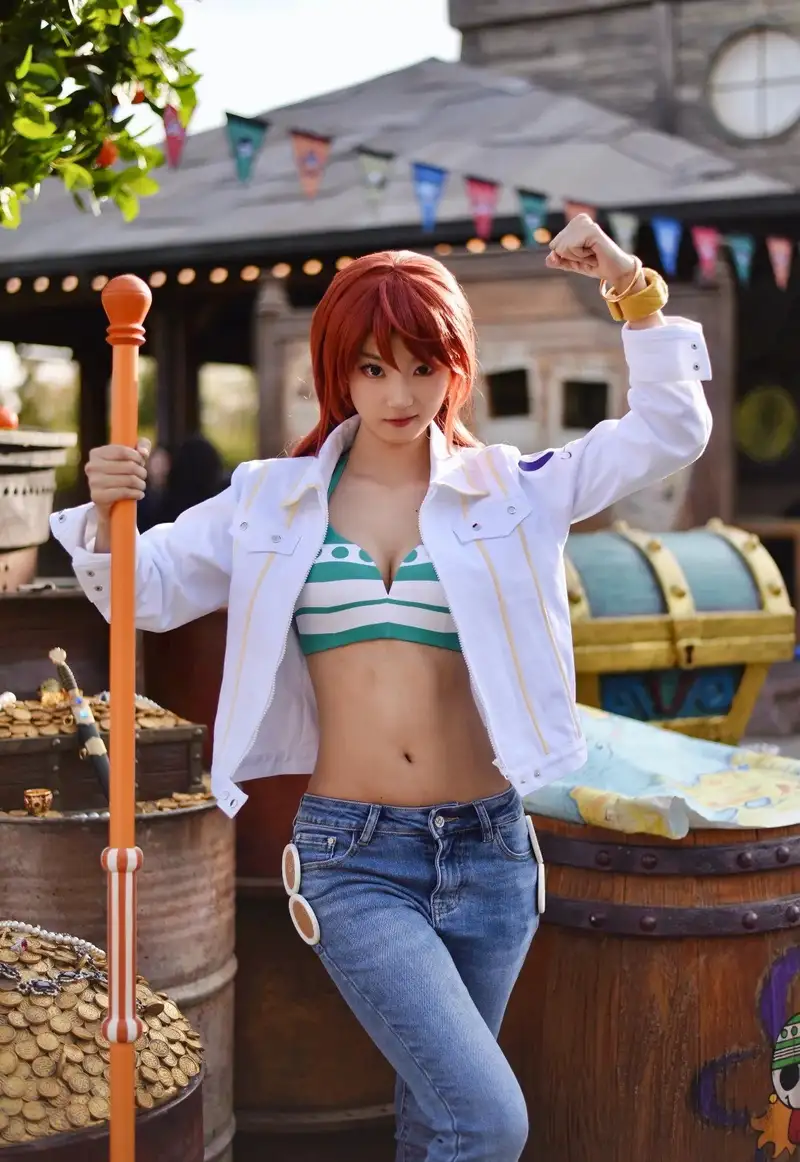 cosplay nami phiên bản anime cực xinh
