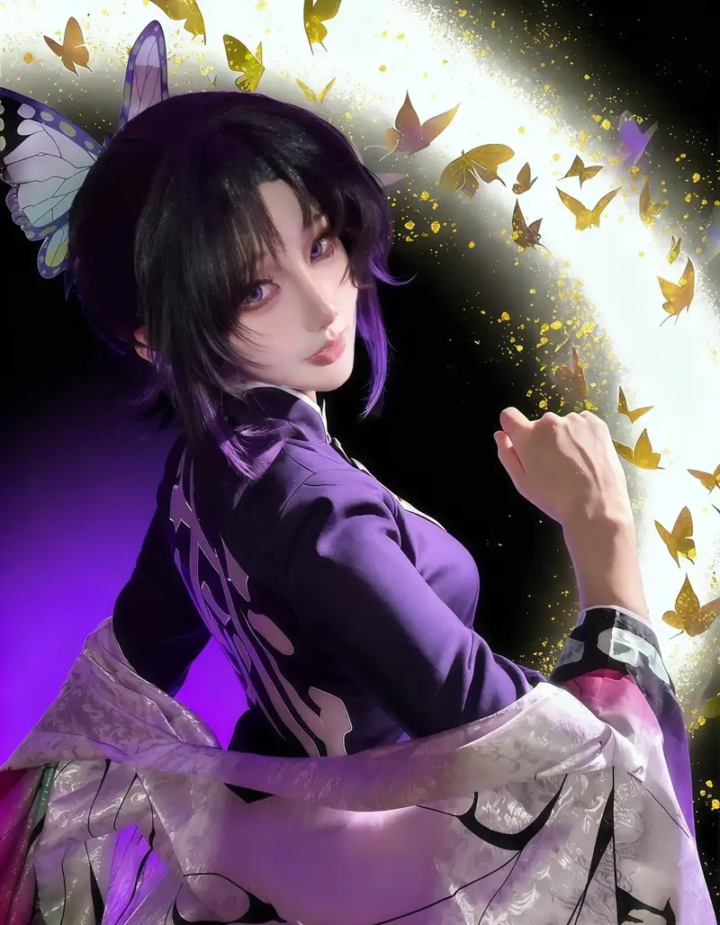 cosplay shinobu trong trang phục chuẩn nguyên tác