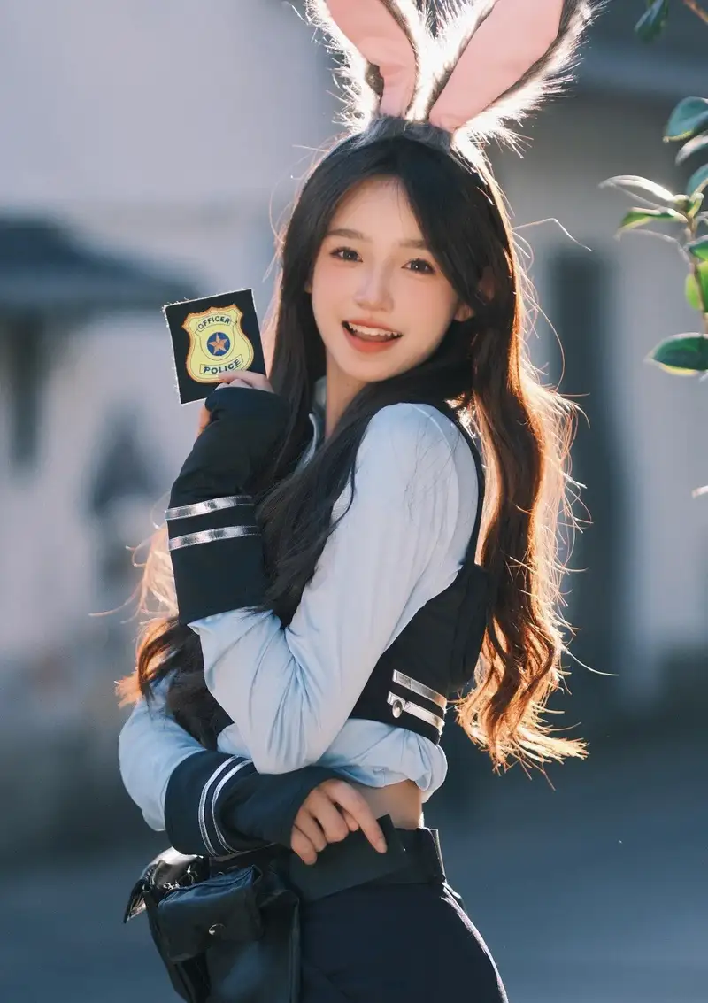 cosplay thỏ ngọt ngào với phong cách hiện đại