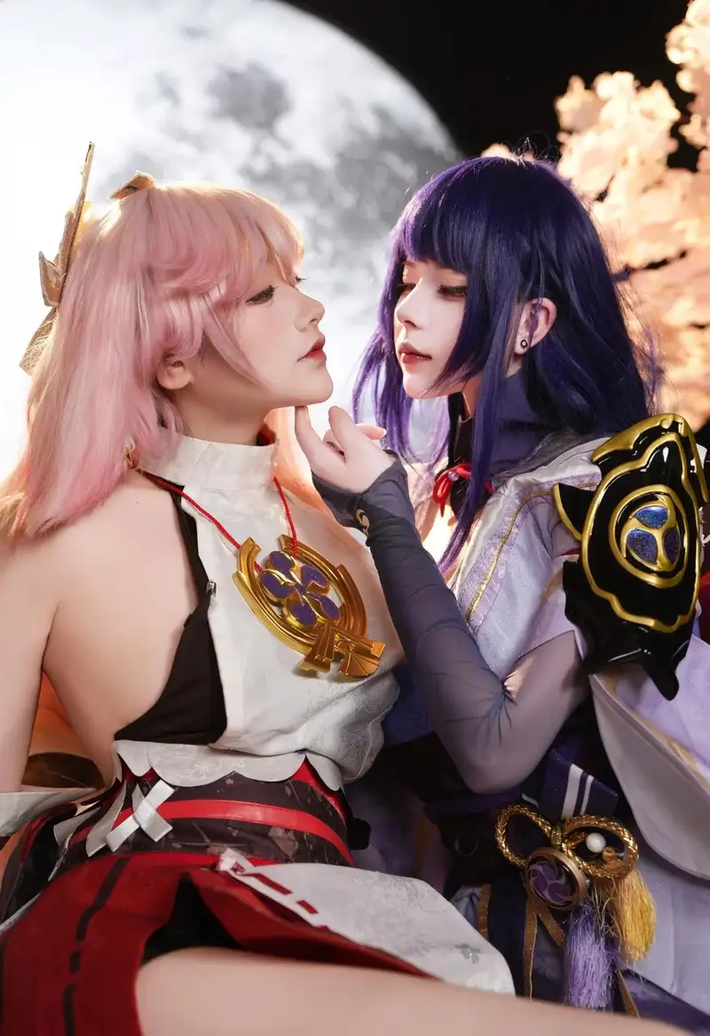 cosplay yae miko thần thái sang trọng quyến rũ