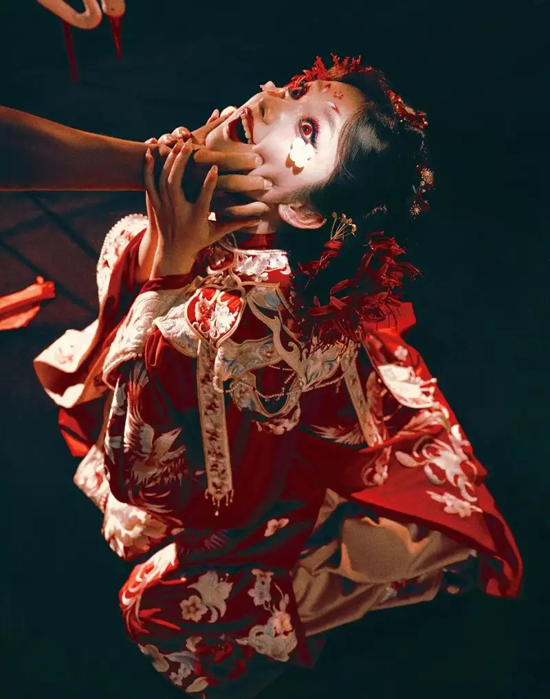 hình ảnh cosplay ma nữ phong cách gothic