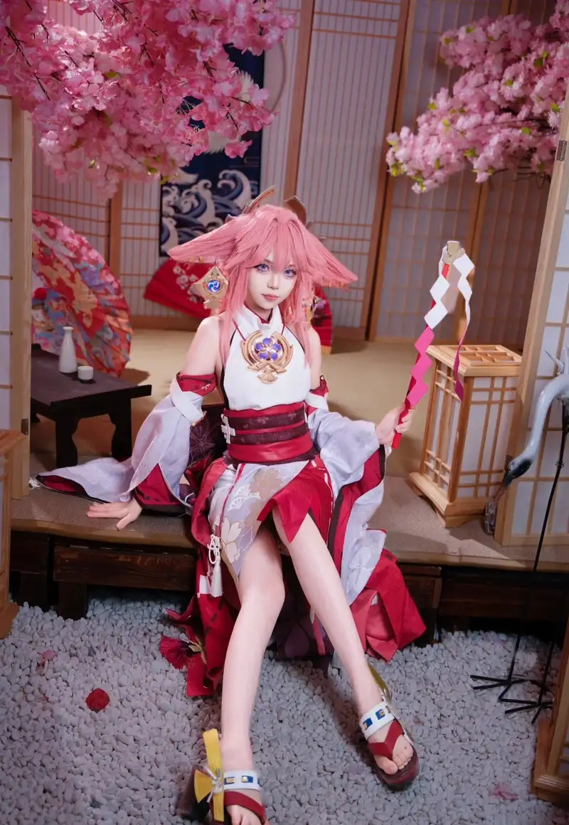 hình ảnh cosplay yae miko được yêu thích