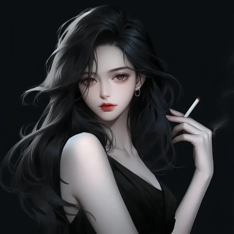 hình nền ảnh anime hút thuốc